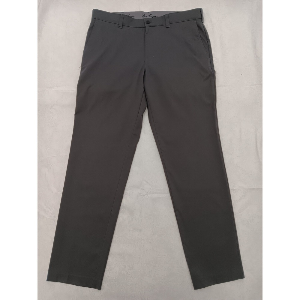Ben Hogan Mens Charcoal Gray Performance Golf Pants 34x32 Active Waistband